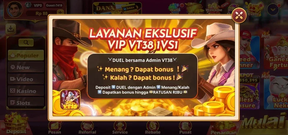 VT38 screenshot platform